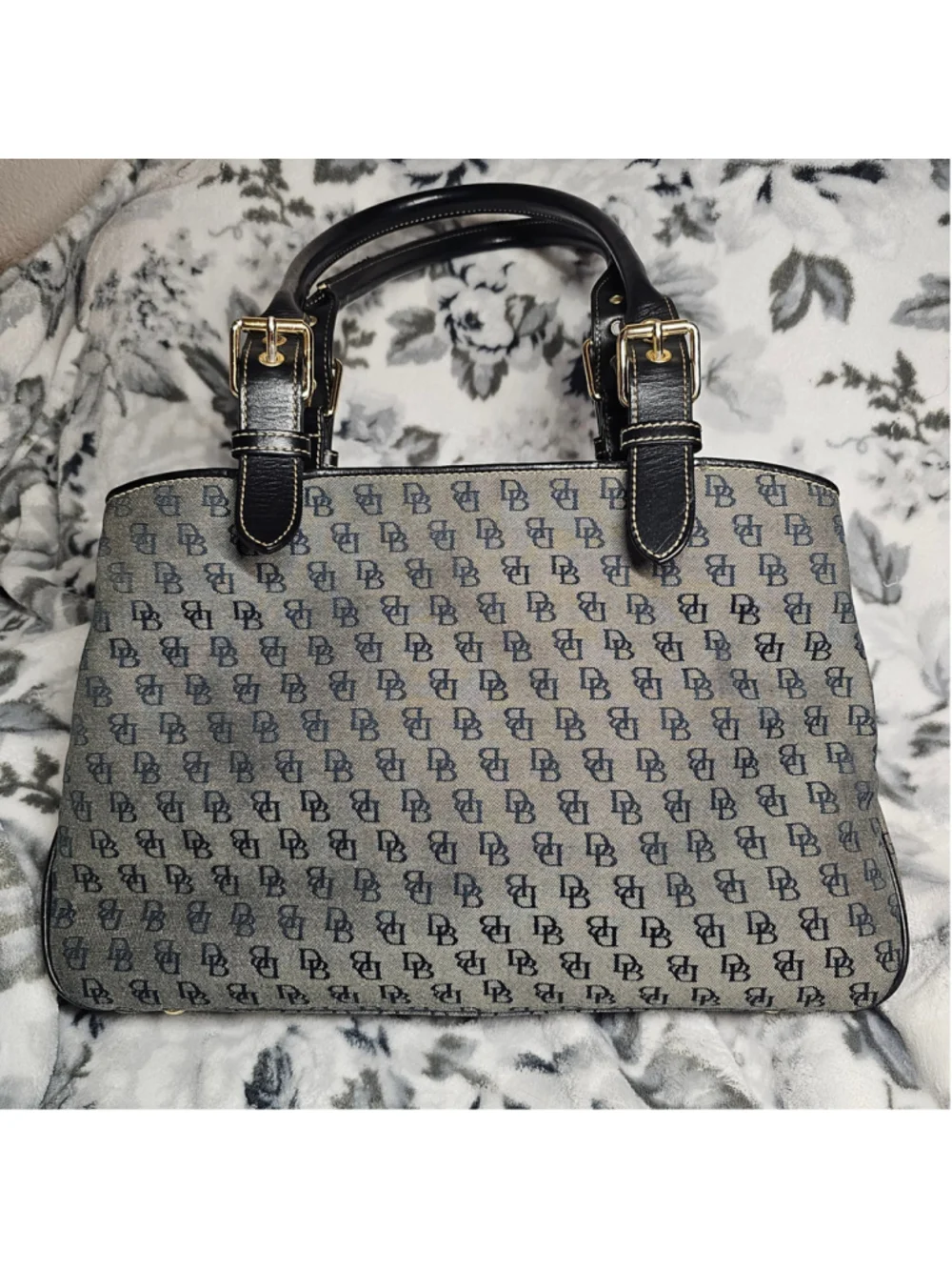 Dooney & Bourke Vintage Monogram Canvas Tote Bag
